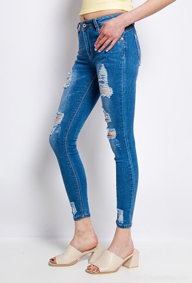 Wholesaler Girl Vivi - Ripped skinny jeans