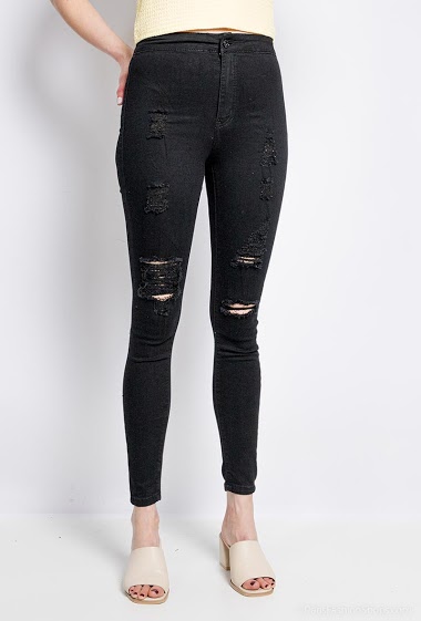Großhändler Girl Vivi - Ripped skinny jeans