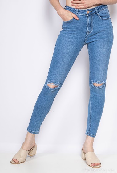 Wholesaler Girl Vivi - Damaged skinny jeans