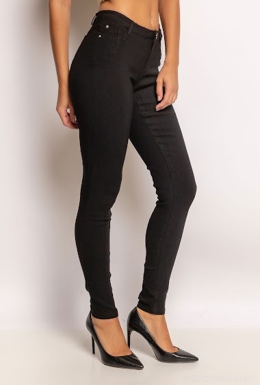 Großhändler Girl Vivi - Slim-Jeans mit Strasssteinen