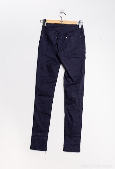 Großhändler Girl Vivi - Slim-Jeans mit Strasssteinen