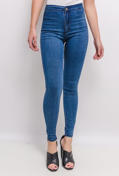 Mayorista Girl Vivi - Jeans de talle alto