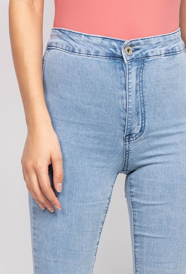 Großhändler Girl Vivi - Jeans mit hoher Taille