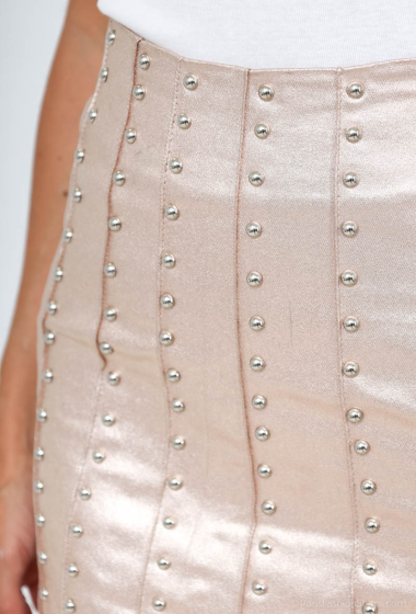 Wholesaler Girl Vivi - Fake leather skirt