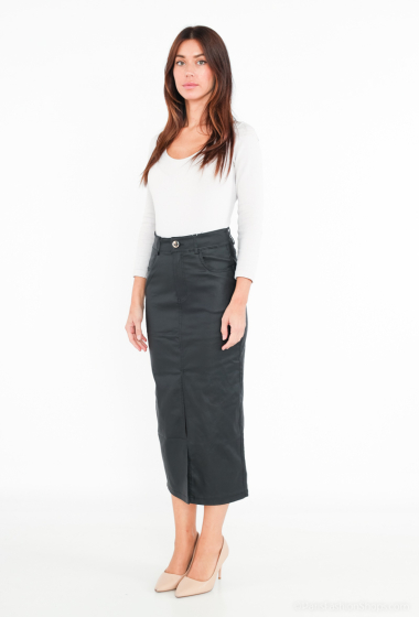 Wholesaler Girl Vivi - Long denim skirt
