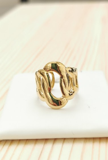 Wholesaler Glam Chic - Stainless steel adjustable ring