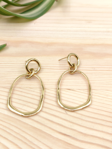 Wholesaler Glam Chic - Stainless steel circle earring