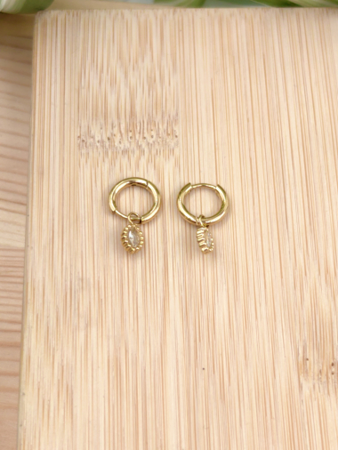 Wholesaler Glam Chic - Stainless steel hoop earring