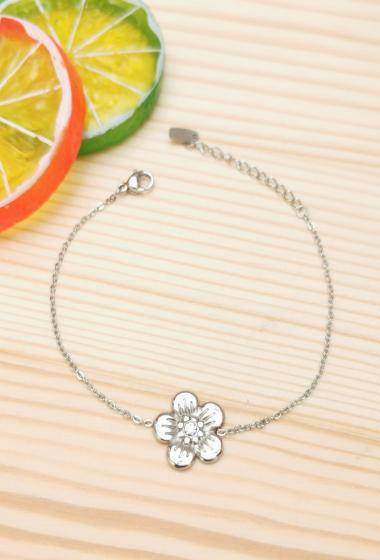 Wholesaler Glam Chic - single flower bracelet