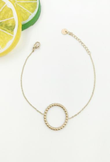 Wholesaler Glam Chic - Stainless steel circle bracelet
