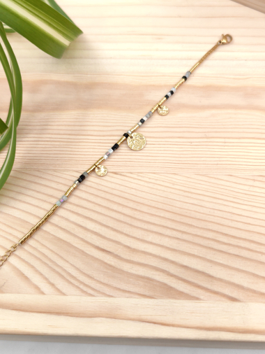 Grossiste Glam Chic - Bracelet crystal avec metal en acier inoxydable