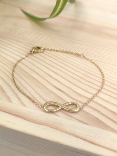 Wholesaler Glam Chic - Stainless steel infinity bracelet