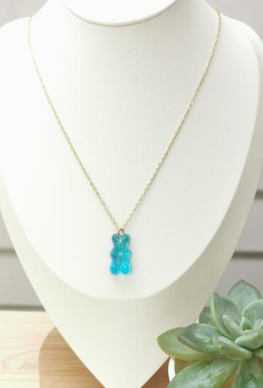 Wholesaler Glam Chic - Bear pendant necklace
