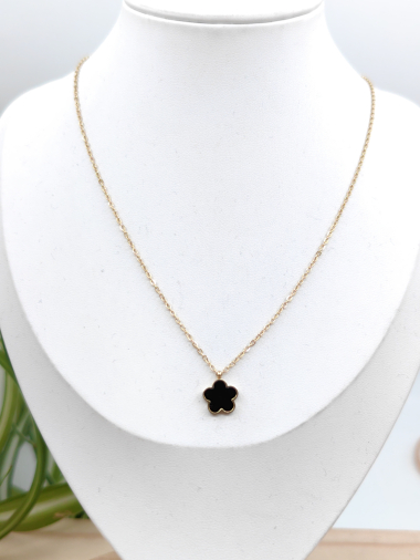 Wholesaler Glam Chic - Stainless steel flower necklace