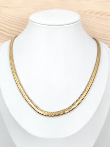 Wholesaler Glam Chic - Stainless steel mesh necklace