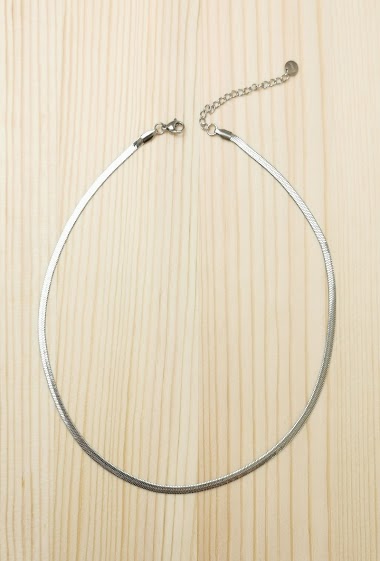 Wholesaler Glam Chic - Stainless steel snake chain necklace