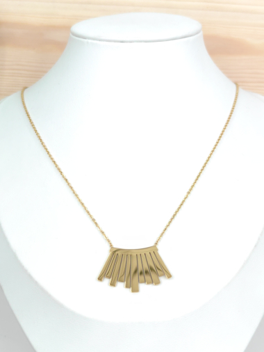 Wholesaler Glam Chic - Cleopatra pendant necklace in stainless steel