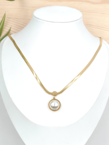 Wholesaler Glam Chic - Stainless steel round bead necklace