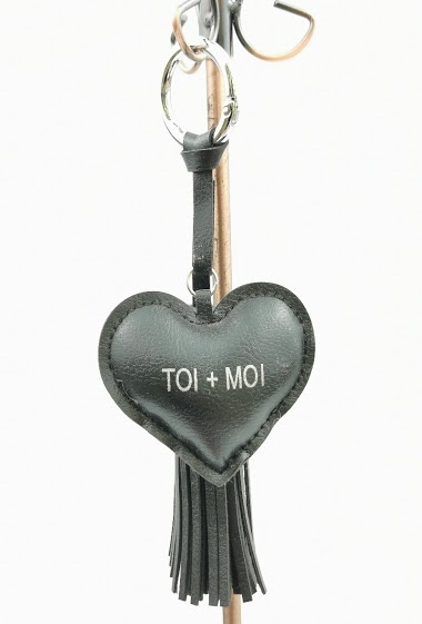 Mayorista Glam Chic - Heart keychain TOI & MOI