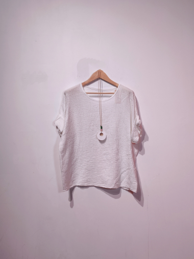 Wholesaler Go Pomelo - BLOUSES WITH NECKLACE