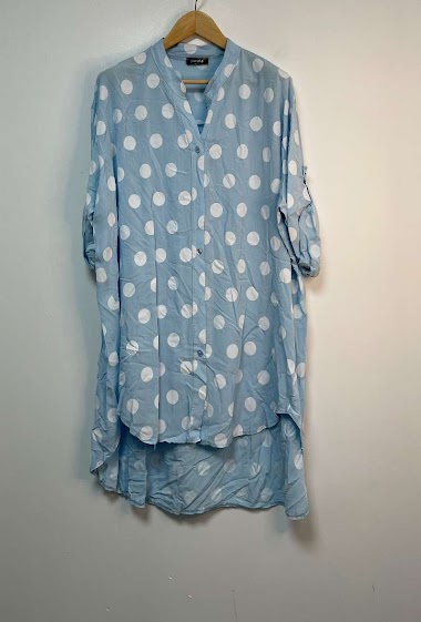 Wholesaler Go Pomelo - Printed, flared shirt