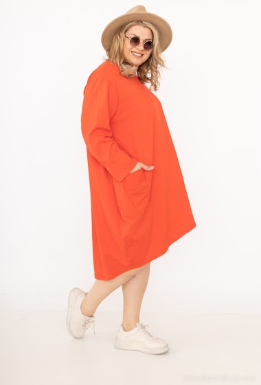 Wholesaler Go pomelo GT - Plain shirt dress