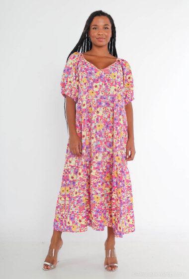 Wholesaler Go pomelo GT - Printed dress