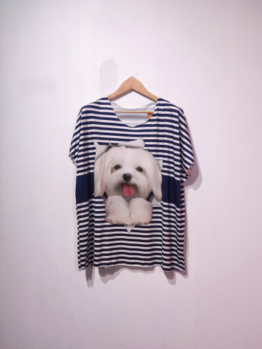Wholesaler Go pomelo GT - Printed t-shirt sweater Tess