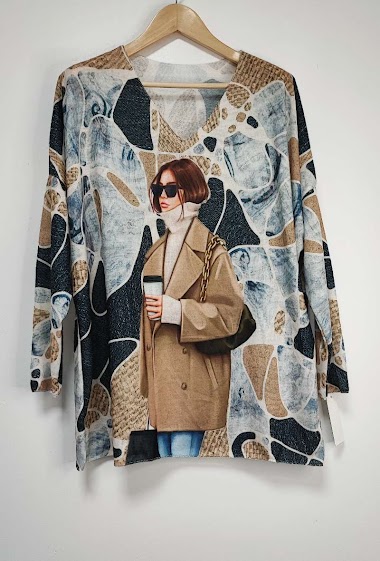 Großhändler Go Pomelo - Printed sweater