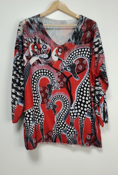 Wholesaler Go Pomelo - Printed sweater Tess