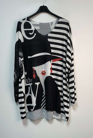 Printed sweater Tess