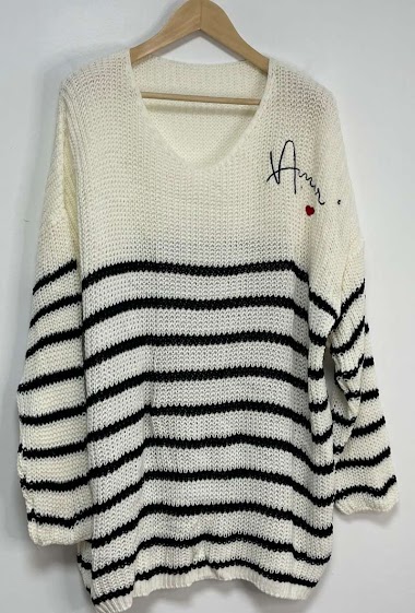 Large size sailor pullover