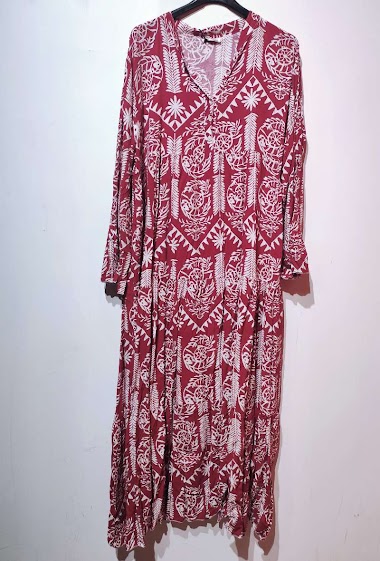 Wholesaler Go Pomelo - Printed shirt dress