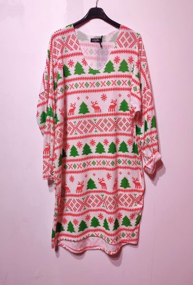 Wholesaler Go Pomelo - Printed dress sweater