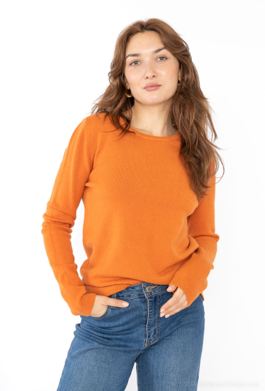 Grossiste Gold Fashion - Pull épais col rond