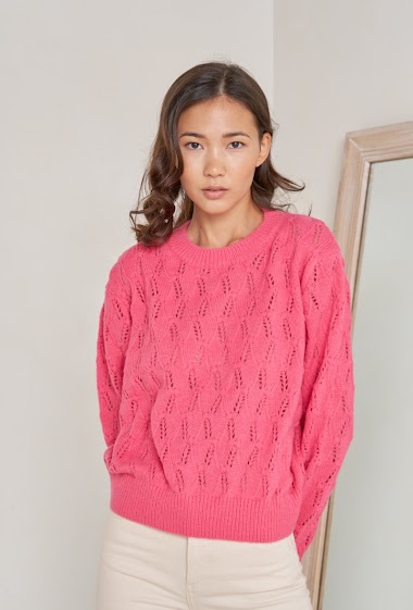 Wholesalers Golden Live - Perforated knit sweater