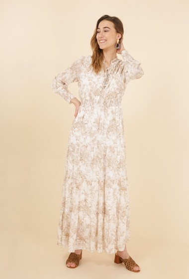 Wholesalers Golden Live - Jouy Canvas printed dress