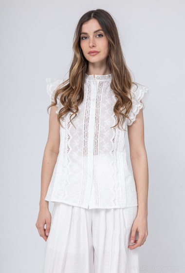 Wholesaler Golden Live - Lace and embroidery top