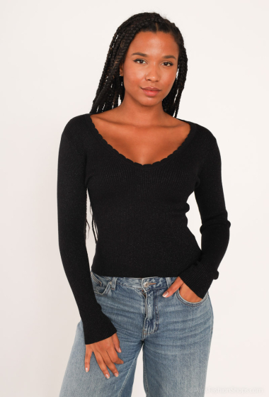 Wholesaler Golden Live - Fine knit top with long sleeves