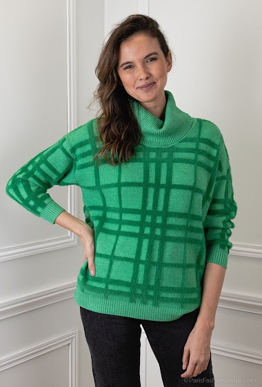 Wholesaler Good Luck - Turtleneck knit sweater