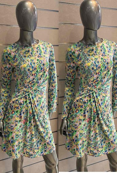 Wholesaler Good Luck - Dress printed