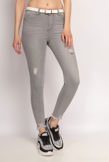 Wholesaler Goodies - Skinny jeans with belt