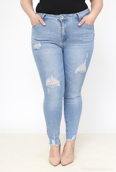 Ripped Skinny jean push up