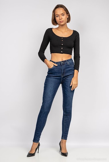 Wholesaler Goodies - High waist Skinny Jean
