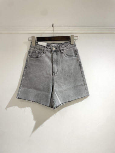 Wholesaler Goodies - Short en jean stretch taille haute