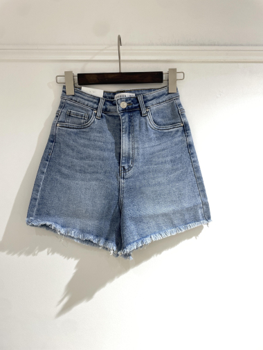 Grossiste Goodies - Short en jean stretch taille haute