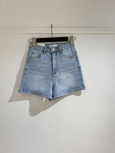 Wholesaler Goodies - Short en jean stretch taille haute