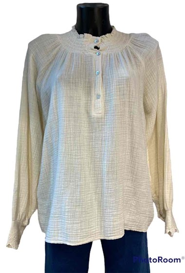 Großhändler Graciela Paris - Cotton gauze blouse