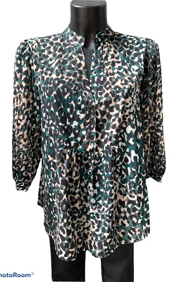 Wholesaler Graciela Paris - Fluid leopard printed blouse