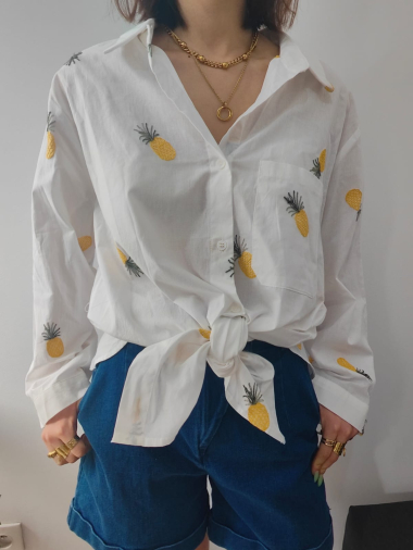 Großhändler Graciela Paris - Hemd mit Ananasmuster